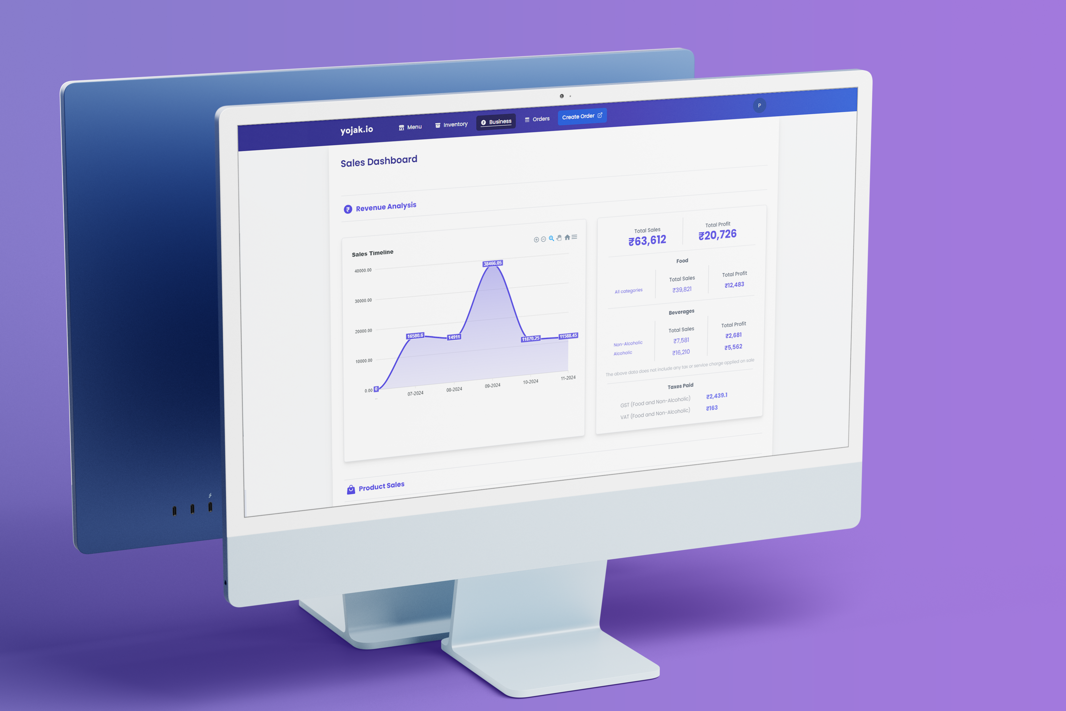 Business insights on desktop